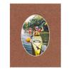 16x20 Mat Bevel Cut for 13.5x17 Photos - Precut Football Texture Oval Shaped Photo Mat Board Opening - Acid Free Matte to Protect Your Pictures - Bevel Cut for Family Photos, Pack of 10 Matboards Show view 4