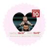 19x19 Mat Bevel Cut for 15x15 Photos - Precut Soft Pink Heart Shaped Photo Mat Board Opening - Acid Free Matte to Protect Your Pictures - Bevel Cut for Family Photos, Pack of 10 Matboards Show Kits view 1