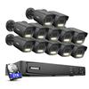 ANNKE AH500 3K AI PoE Security Camera System with Human/Vehicle Detection,12pcs IP67 Outdoor IP Cameras with Smart Dual Light, 2.8mm Lens (116 FOV), Color Night Vision, Built in Mic, 2TB Hard Drive view 1