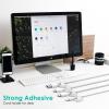 12 Pack Cable Clips, Znben Wire Organizer Holder Adhesive Cord Management Charger Wire Holder Clips for Desk, Home, Office, Car, Cubicle, Nightstand White view 3