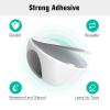 12 Pack Cable Clips, Znben Wire Organizer Holder Adhesive Cord Management Charger Wire Holder Clips for Desk, Home, Office, Car, Cubicle, Nightstand White view 4
