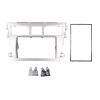 KIMISS Double Din Dash Kit 2Din Radio Fascia Car Stereo Installation Dash Kit Navigation Refitted Dash Panel Frame Kit for 2007-2012 / for Belta 2005-2008 / for Sedan view 1