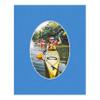 17x21 Mat Bevel Cut for 14x18 Photos - Precut Bay Blue Oval Shaped Photo Mat Board Opening - Acid Free Matte to Protect Your Pictures - Bevel Cut for Family Photos, Pack of 10 Matboards Show Kits With view 4