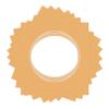 Poster Palooza 10x10 Photo Mat Board for 6x6 Photos Precut Circle Shape Opening Acid Free Bevel Cut Picture Frame Mat, Steel Blue, Mat Board for Framing Photos & Artwork, 10-Pack Matboards Show Kits view 3