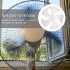 14 Inch Electric Fan Blades Replacement - Universal 5-Leaf Table Fan or Floor Fan - Plastic Round Bore Fan Blades Replacement Blades (White) view 2