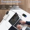 Desk Clamp Power Strip USB C - Charging Station for Multiple Devices - Multi Plug Outlet Extender - Desktop Mount Surge Protector with 4 Outlets 4 USB Ports for Phone, Tablet, Computer view 2