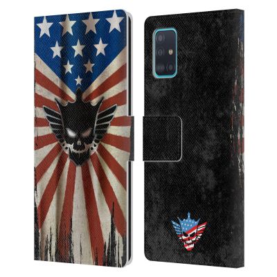 Head Case Designs Officially Licensed WWE Distressed Flag Cody Rhodes Leather Book Wallet Case Cover Compatible with Samsung Galaxy A51 (2019)