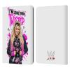 Head Case Designs Officially Licensed WWE Something Twisted Alexa Bliss Leather Wallet Case Compatible with Kindle Paperwhite 1/2 / 3 view 1