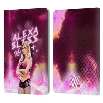 Head Case Designs Officially Licensed WWE Portrait Alexa Bliss Leather Wallet Case Compatible with Kindle Paperwhite 1/2 / 3