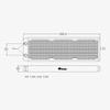 12CM 120MM 240MM 360MM 480MM Copper Radiator Water Cooling Cooler Heat Exchanger (360RC-TN White) view 2
