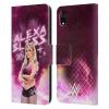 Head Case Designs Officially Licensed WWE Portrait Alexa Bliss Leather Wallet Case Compatible with Apple iPhone XR view 1