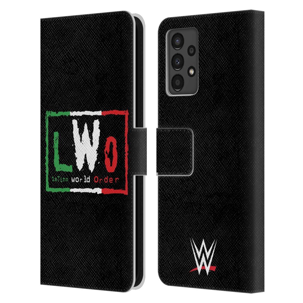 Head Case Designs Officially Licensed WWE LWO Flag of Mexico Latino World Order Leather Wallet Case Compatible with Samsung Galaxy A13 (2022)