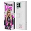 Head Case Designs Officially Licensed WWE Something Twisted Alexa Bliss Leather Wallet Case Compatible with Samsung Galaxy M53 (2022) view 1
