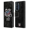 Head Case Designs Officially Licensed WWE Distressed Name Cody Rhodes Leather Book Wallet Case Cover Compatible with Motorola Edge 30 view 1