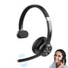 MONODEAL Trucker Bluetooth Headset, Wireless Headset with Microphone ENC Noise Cancelling & Mute Button, 30H Talk Time, Bluetooth 5.2 Headphones for Work, Office, Call Center view 1