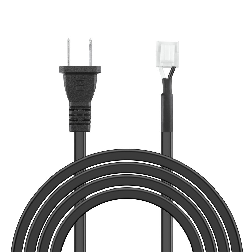 FITE ON 6ft UL 18AWG AC Internal Power Cord Cable Lead Compatible with GPX D1816 DH300B TDE5074B E212061 TD1920AB TDE3274BUP TDE4074W with Connection to Power Board