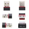 Mini 150MPS USB 2.0 Stick WiFi 802.11n Wireless LAN Network Adapter Stick Schwarz 802.11 Dongle Chip view 3