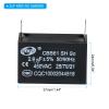 PATIKIL CBB61 Ceiling Fan Capacitor, 5Pcs 2uF 450V AC 50/60HZ Single Insert with 2pins for Air Conditioner Fan Motor Star Run Capacitors 37 x 26 x 24mm view 2