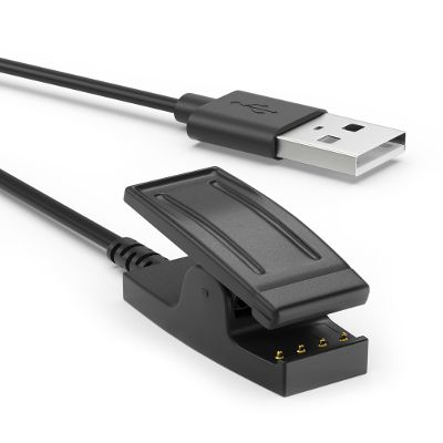 Sinoacc 1 Pack (3.3ft/1m) Charger for Garmin Lily,Lily 2,Forerunner 35 235 230 630 645 Music 735xt,Approach S20 G10,Vivomove Hr Watch Charger Replacement Charging Clip Sync Data Cable