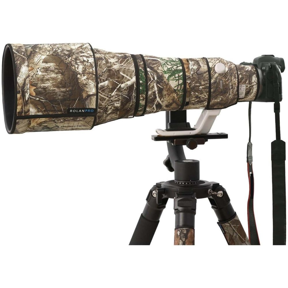 ROLANPRO Waterproof Lens Camouflage Cover for Canon RF 400mm F/2.8 L is USM Lens Case Clothing #27