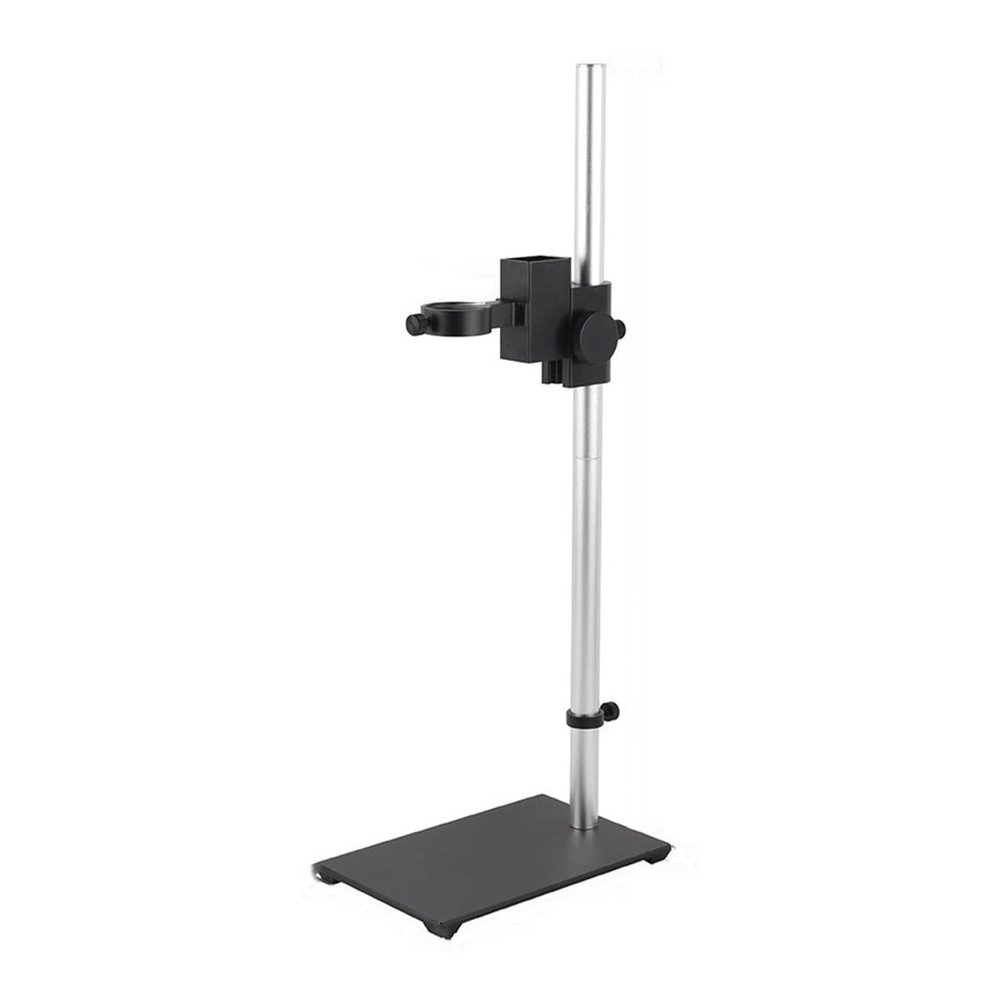 Lab Microscope Slides Metal Industrial Digital Camera Stand 40mm/50mm Ring C Mount Lens Focusing Holder Microscope Parts (Color : 42mm Stand B)