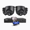 ANNKE AH500 3K AI PoE Security Camera System with Human/Vehicle Detection, 4 PCS IP67 Outdoor Cams with Smart Dual Light, 2.8mm Lens, Color Night Vision, 120 dB WDR, Built in Mic, 4TB Hard Drive view 1