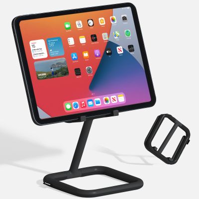 Bouncepad Go iPad Stand for Business & Leisure | iPad POS Stand | Adjustable Tablet & iPad Stand | Compatible with All Tablets & iPad Models | iPad Register Stand | Black