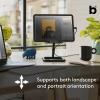 Bouncepad Go iPad Stand for Business & Leisure | iPad POS Stand | Adjustable Tablet & iPad Stand | Compatible with All Tablets & iPad Models | iPad Register Stand | Black view 3