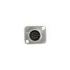 ZBLZGP Hirose MXR-8R-8S 8 Pin Square Panel Mount Female Receptacle, Push Pull Solder Cup Connector for Medical Equipment and Camera Lens Motor view 1