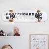 Toddmomy Skateboard Wall Hanger Acrylic Mount for Space-Saving Storage Easy to Install Skateboard Display Rack for Home Garage view 3