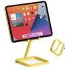 Bouncepad Go iPad Stand for Business & Leisure | iPad POS Stand | Adjustable Tablet & iPad Stand | Compatible with All Tablets & iPad Models | iPad Register Stand | Yellow view 1