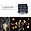 AstrHori 50mm F2.0 Large Aperture Full Frame Manual Portrait Lens Compatible with Panasonic LUMIX Olympus Micro 4/3 Mount Mirrorless Camera G1,G2,G3,G5,G6,G9,GH1,GH2,GH3,GH4,GH5 view 3