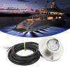 Zerodis White 3-Bead LED Underwater Light, IP68, 12V/24V DC, 5W, 1.5m Line, 54.7x26mm, Boat, Yacht, Pool, Fish Pond view 3