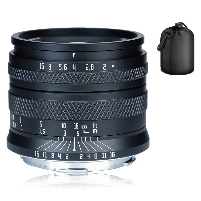 AstrHori 50mm F2.0 Large Aperture Full Frame Manual Prime Lens with Blur Effect & Filter Slot Compatible with Canon RF-Mount Mirrorless Camera EOS RP,EOS R5,EOS R6,EOS R3,EOS R,etc