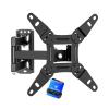 GRIFEMA GB1008-2 TV Wall Bracket for 13-43 inch, Swivel Tilt Extendable TV Wall Mount for Flat & Curved Screen, up to 20KG, Max Vesa 200X200MM view 1