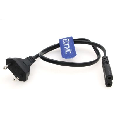 Eonvic C7 Female to European Standard Plug 2.5A 250V Extension Cable CEE 7/7 Figure 8 Power Cord Laptop Adapter (3M)