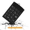 Numeric Keyboard, Portable Mini USB Numeric Keypad Number Keyboard Slim Mini Number Pad Keyboard for Laptop Desktop Computer PC view 3