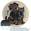 Woyaba Silhouettes of Cute Dog and cat Dog Mouse pad Cute,Gaming Mouse pad Small Non-Slip Round Mouse Pads for Wireless Mouse,Laptop,Desk view 3