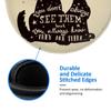 Woyaba Silhouettes of Cute Dog and cat Dog Mouse pad Cute,Gaming Mouse pad Small Non-Slip Round Mouse Pads for Wireless Mouse,Laptop,Desk view 4
