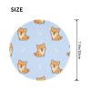 Woyaba Cute Corgi Dog Cartoon Animal Dog Mouse pad Cute,Gaming Mouse pad Small Non-Slip Round Mouse Pads for Wireless Mouse,Laptop,Desk view 2