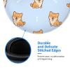 Woyaba Cute Corgi Dog Cartoon Animal Dog Mouse pad Cute,Gaming Mouse pad Small Non-Slip Round Mouse Pads for Wireless Mouse,Laptop,Desk view 4