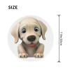 Woyaba Cartoon White Dog Dog Mouse pad Cute,Gaming Mouse pad Small Non-Slip Round Mouse Pads for Wireless Mouse,Laptop,Desk view 2