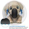 Woyaba Cartoon White Dog Dog Mouse pad Cute,Gaming Mouse pad Small Non-Slip Round Mouse Pads for Wireless Mouse,Laptop,Desk view 3