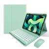 KMXDD Keyboard Case Compatible with iPad 9th 8th 7th Generation Air 3rd Gen Pro 10.5 Keyboard Case with Bluetooth Mouse Round Key Cute Removable Color Keyboard,Mint Green view 1