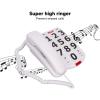 Big Button Phone for Seniors, Corded Landline Telephone, Large Buttons and One Touch Dialling, Ultra High Ringer, 9 Feet Cord, Adjustable Volume for The Elderly and The Hearing Impaired view 3