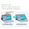 KMXDD Keyboard Case Compatible with iPad 9th 8th 7th Generation Air 3rd Gen Pro 10.5 Keyboard Case with Bluetooth Mouse Round Key Cute Removable Color Keyboard,Black view 3