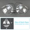 EDWERD Clear Eyes Protect Shield Glasses, Eyes Post-Op Cover Breathable Patch Guard with Elastic Strap for Myopia, Cataract Recovery, 2 PCS (B) view 2