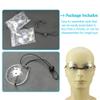 EDWERD Clear Eyes Protect Shield Glasses, Eyes Post-Op Cover Breathable Patch Guard with Elastic Strap for Myopia, Cataract Recovery, 2 PCS (B) view 4