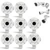 New Upgrade Security Camera Junction Box,Universal IP Camera Mount,Security Camera Bracket Outdoor,Metal Aluminum Waterproof Security Camera Mount,Blink Camera Mount view 1