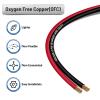 Speaker Wire Cable 18 Gauge 50FT 18/2 AWG Oxygen Free Copper OFC Red Black 2 Conductor Bonded Zip Stereo Audio Light Car CL2 Flexible Electrical Wire for Hookup and Extension view 2